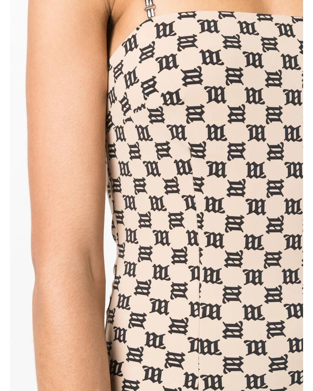 M I S B H V Multicolor Monogram-Print Minidress