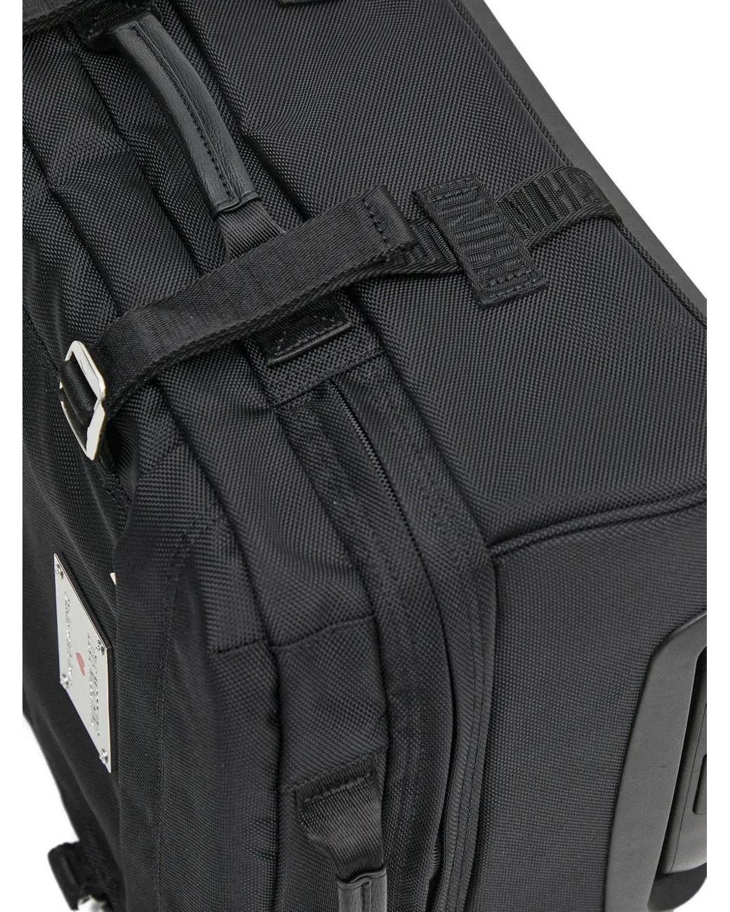 Love Moschino Black Buckle Trolley Case