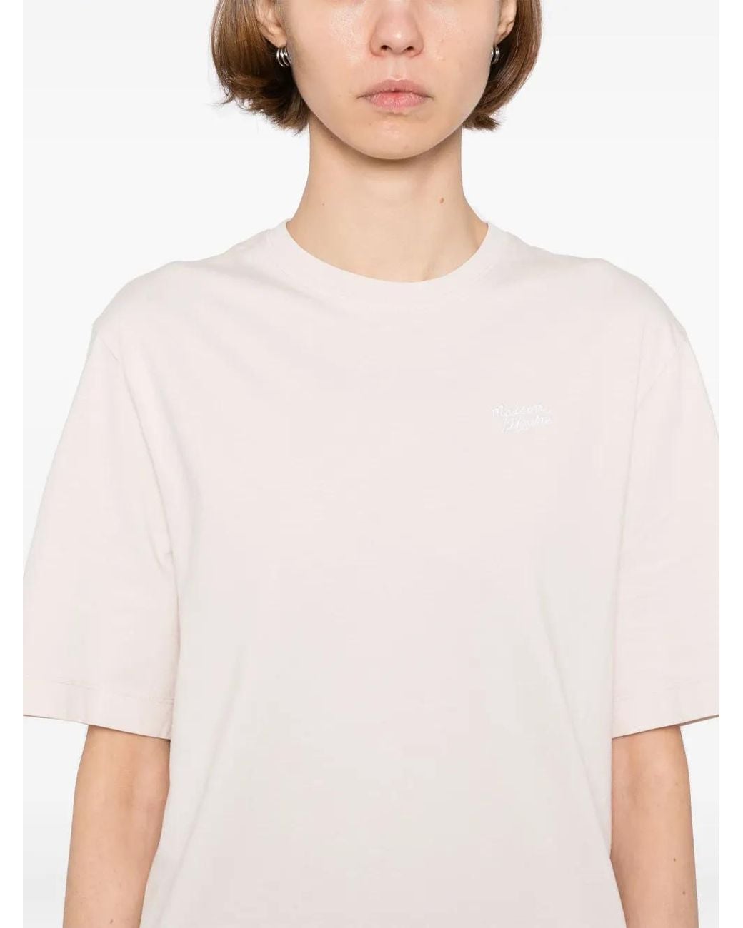 Maison Kitsuné White Cotton T-Shirt