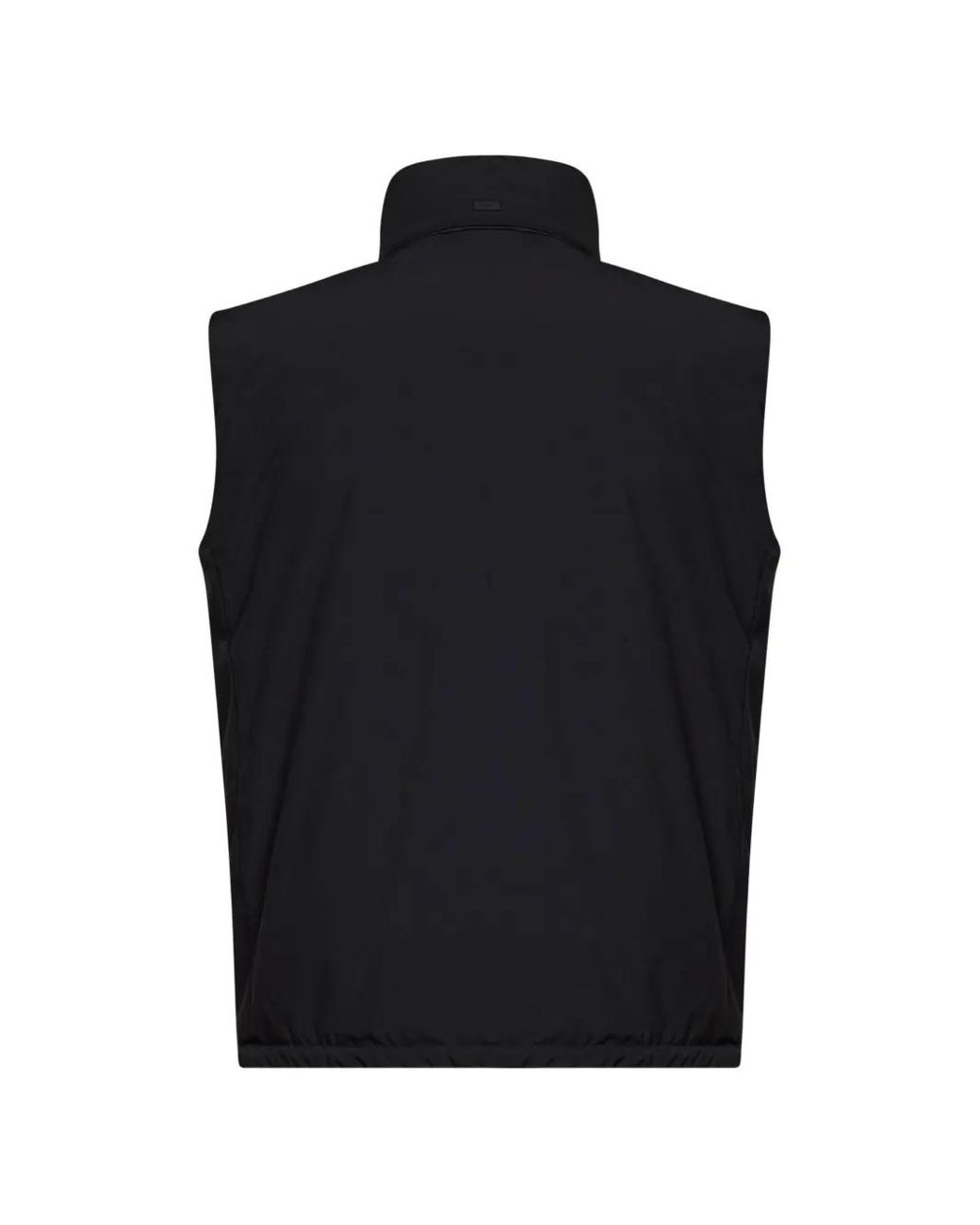 Herno Black Padded Sleeveless Jacket for men