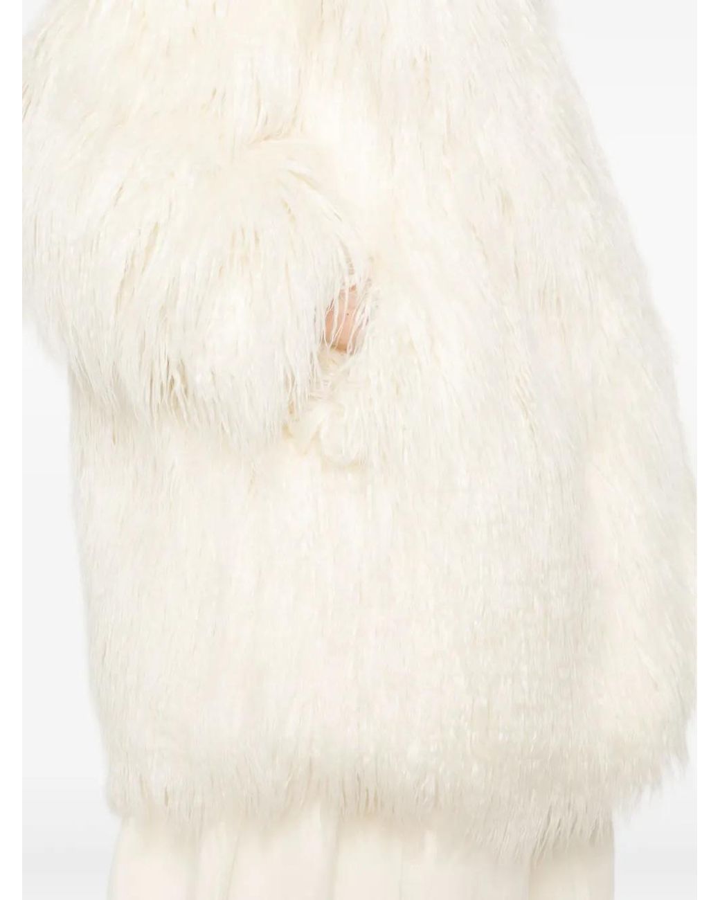 Frankie Shop White Liza Long-Sleeve Jacket