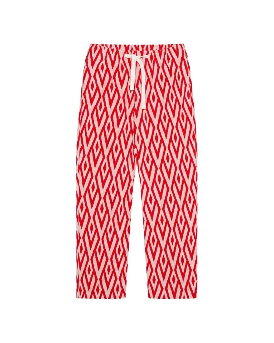Orlebar Brown Red Pantalon Hobie Cano En Jacquard for men