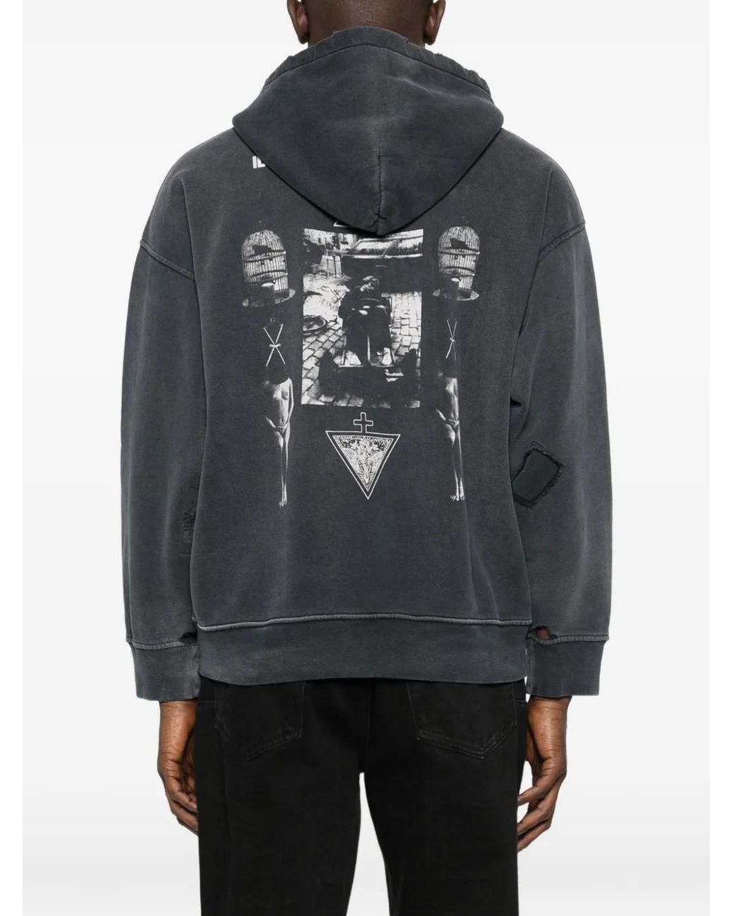 Enfants Riches Deprimes Hoodie Met Print in het Black voor heren