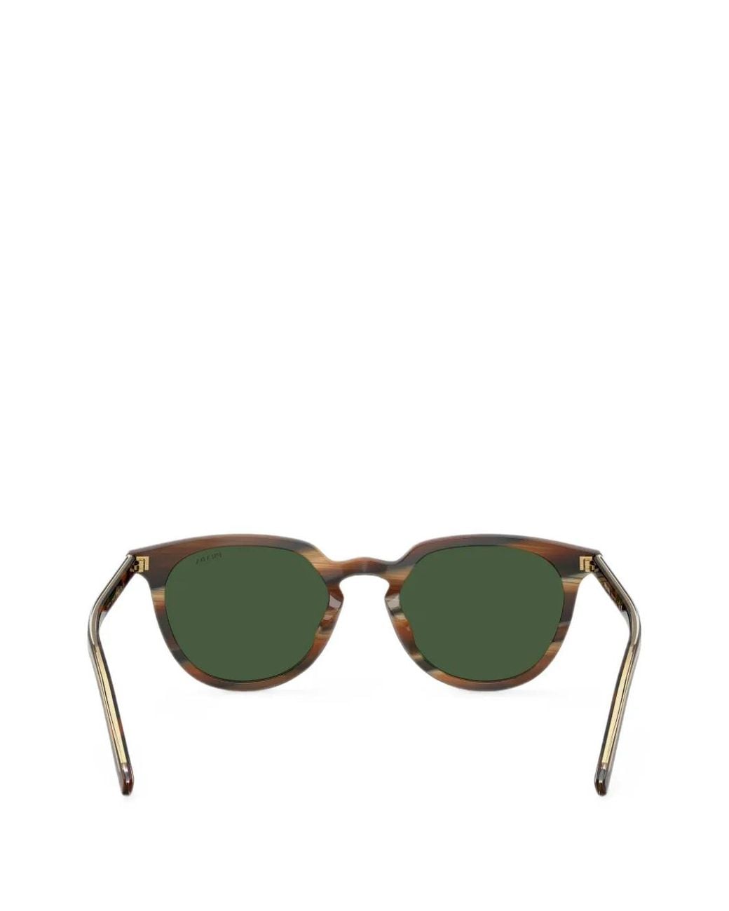 Prada Green Tortoiseshell-Effect Phantos-Frame Sunglasses for men