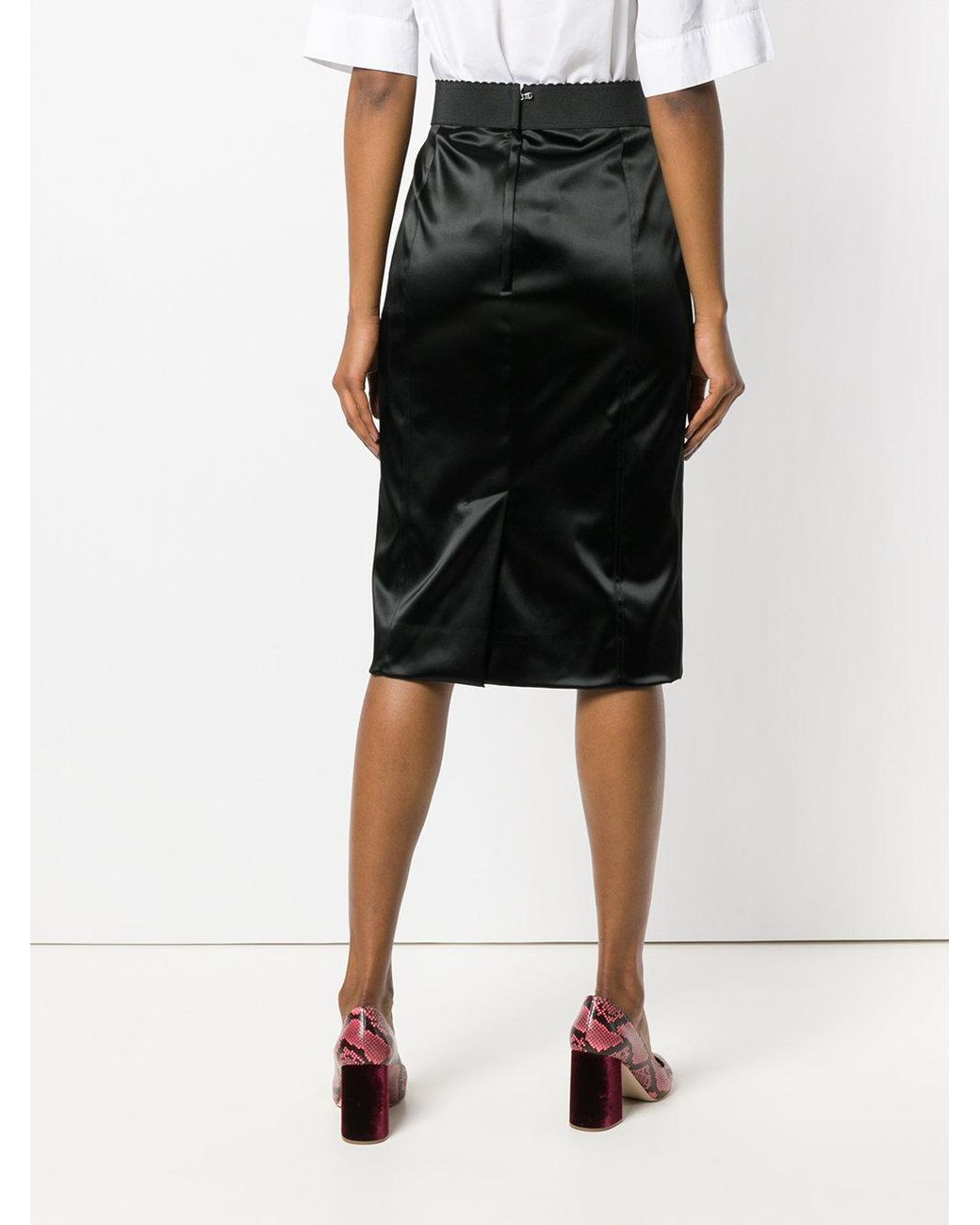 dolce gabbana black skirt