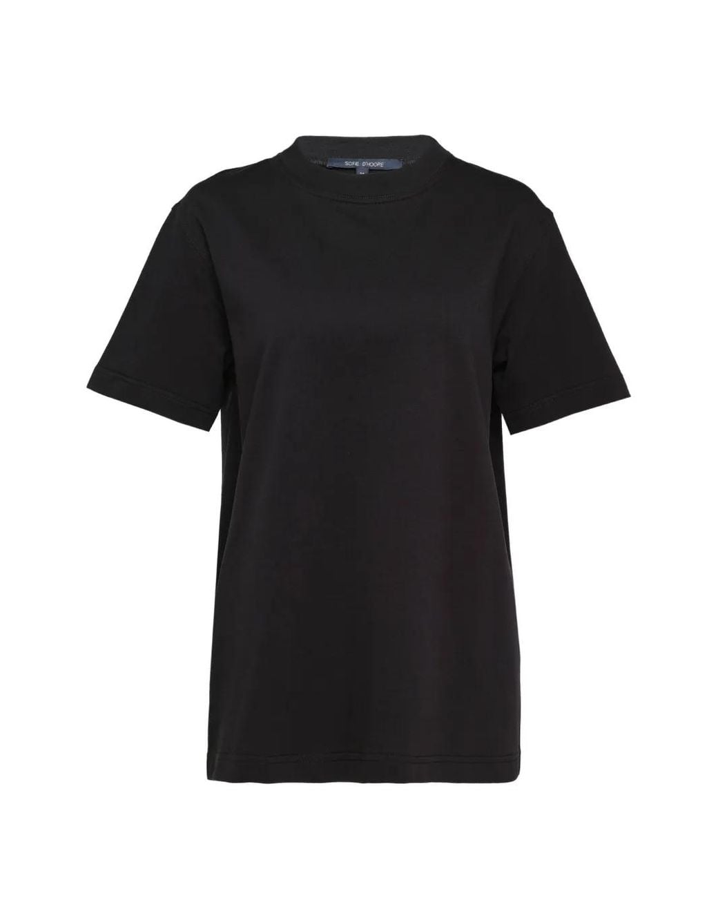 Sofie D'Hoore Black Short-Sleeve T-Shirt