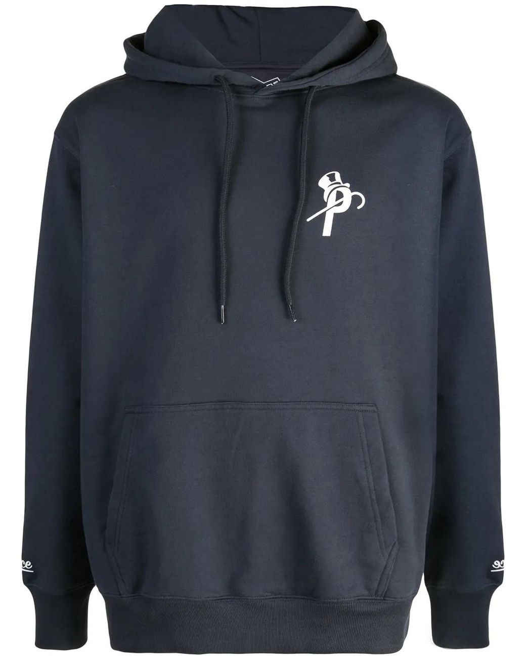 Palace Blue Pound-Print Hoodie for men