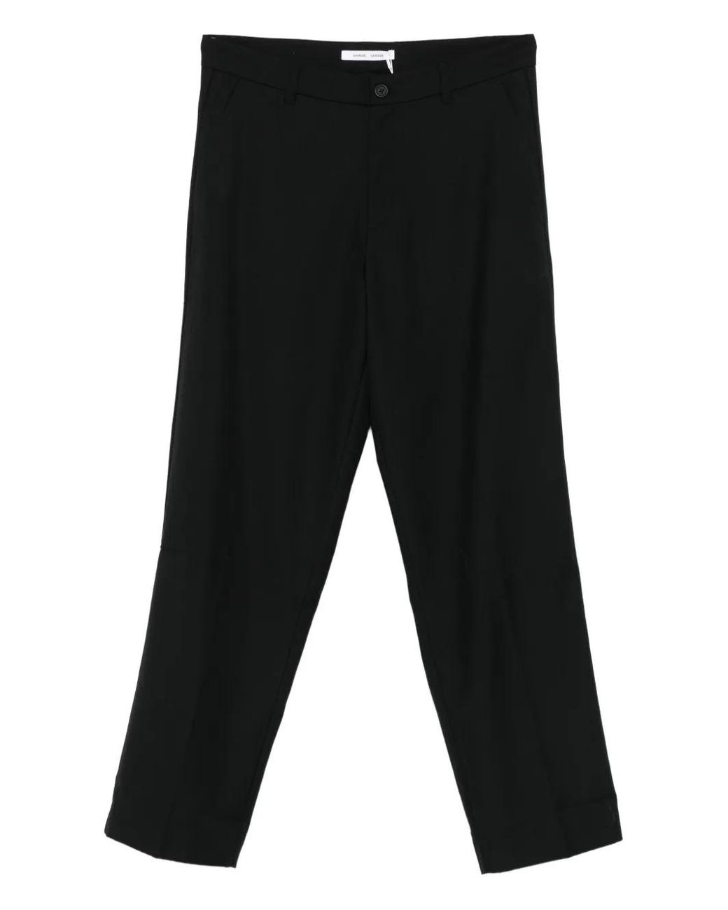 Samsøe & Samsøe Black Straight-Leg Tailored Trousers for men