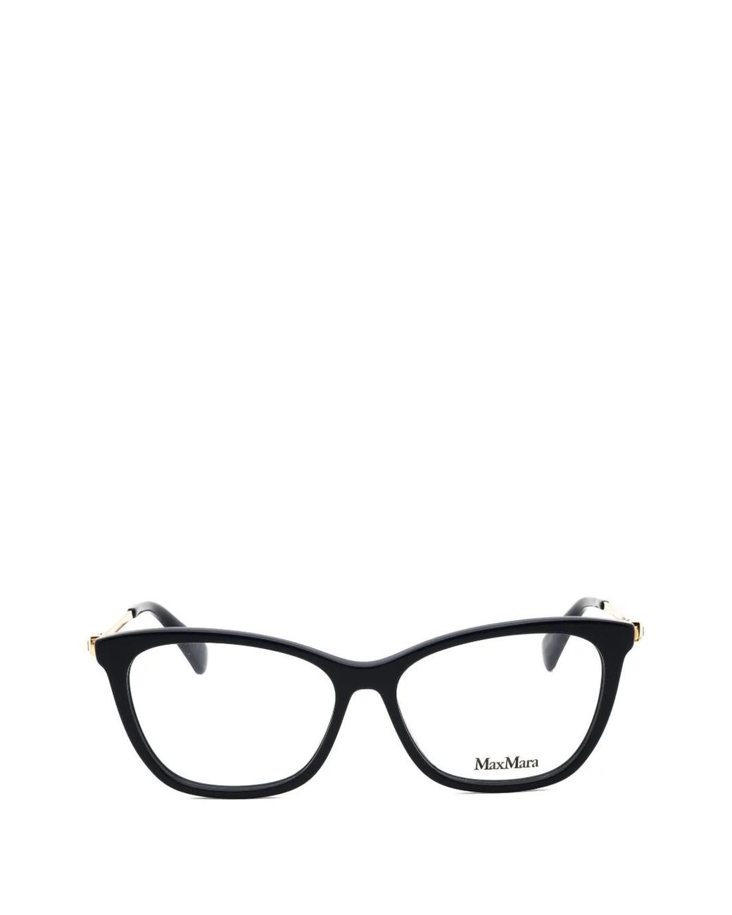 Max Mara Black Cat-Eye Glasses