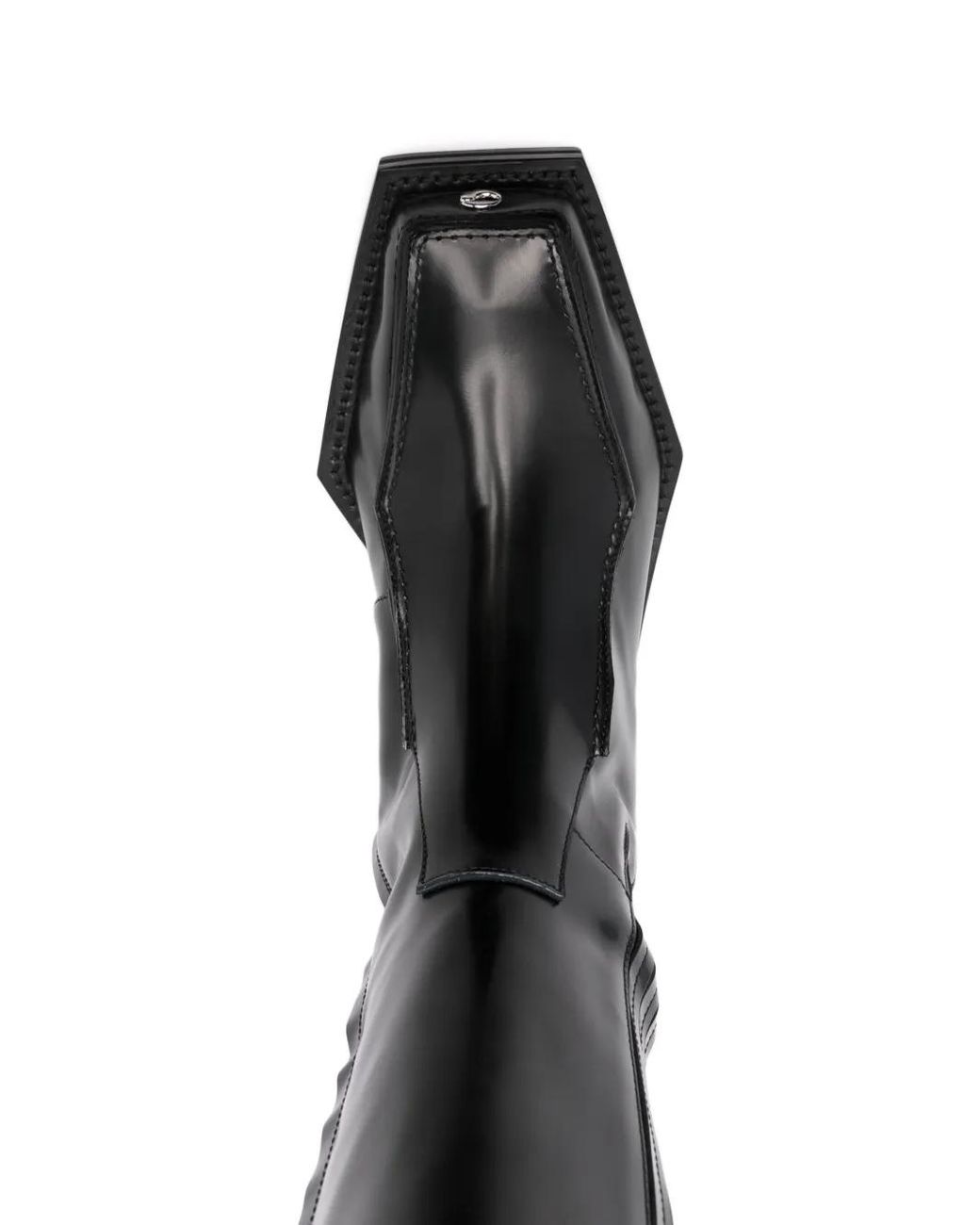 Coperni Black 3D Vector Knee-High Boots