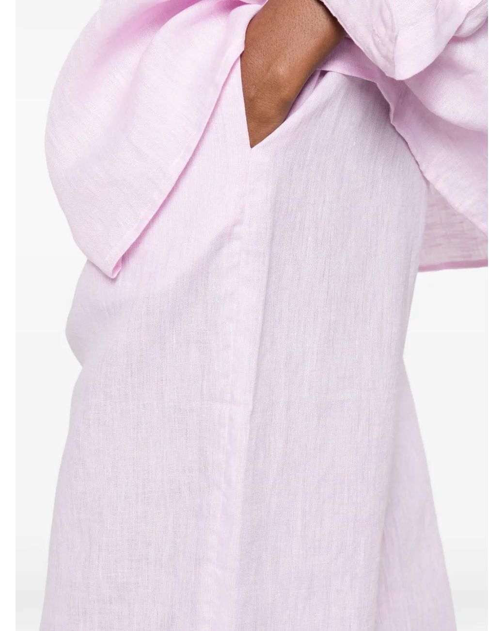 Riviera Pink Elasticated-Waistband Pants
