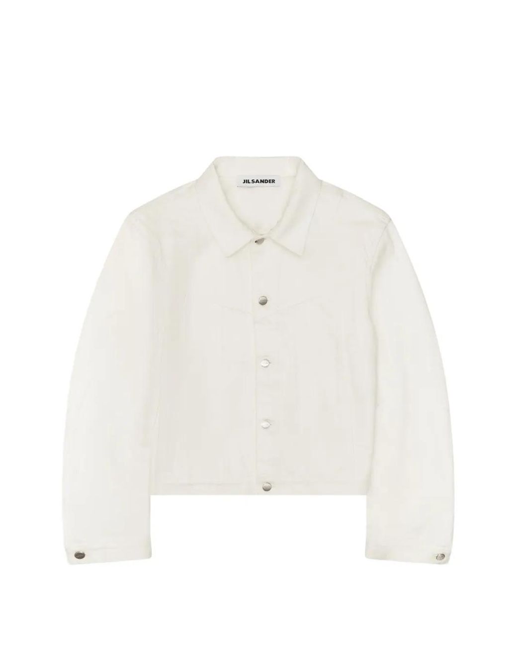 Jil Sander White Regular-Fit Denim Jacket for men