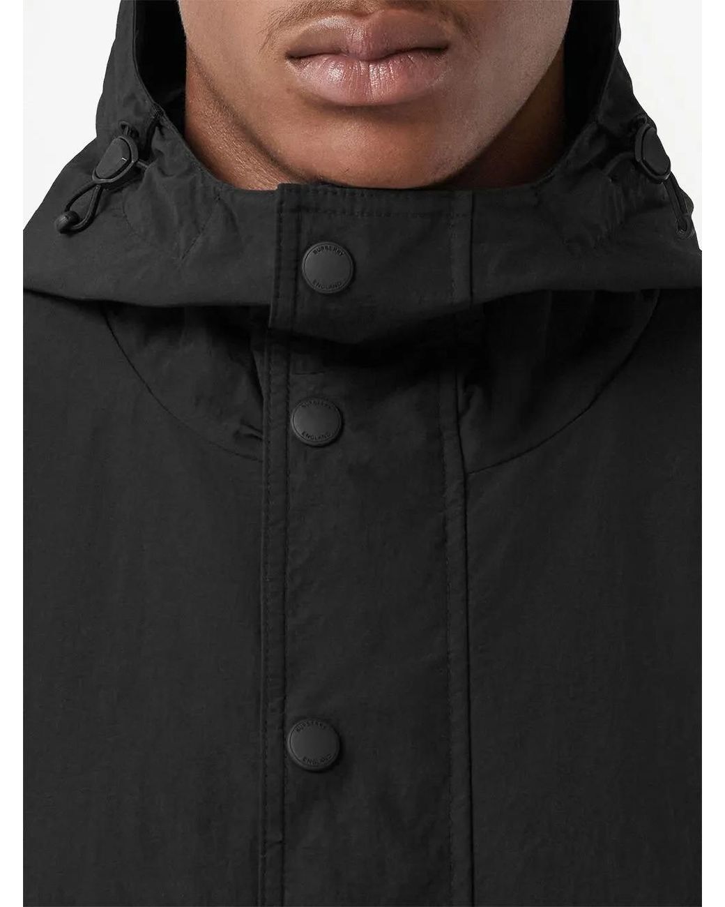 Burberry Windjack Met Logoprint in het Black voor heren