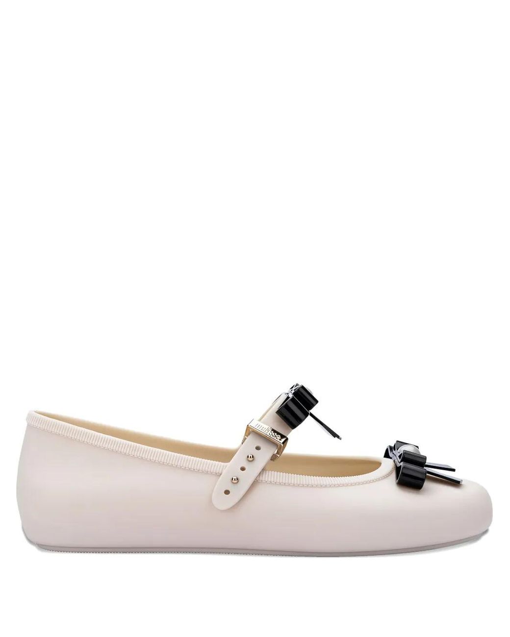 Melissa Brown Bow-Embellished Ballerinas