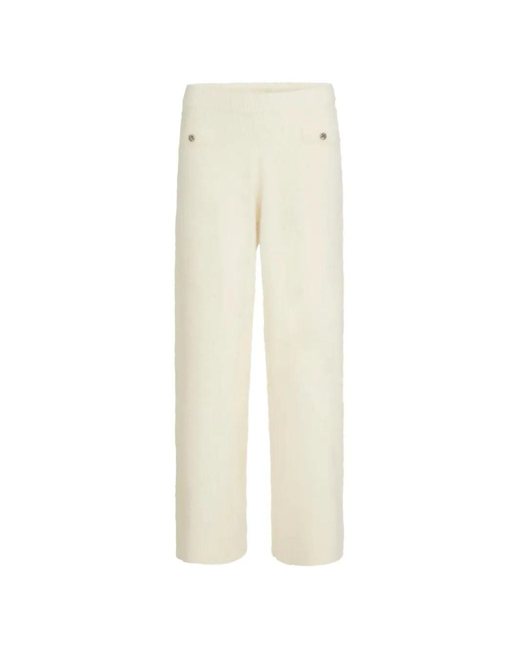Karl Lagerfeld White Fluffy Loungewear Trousers