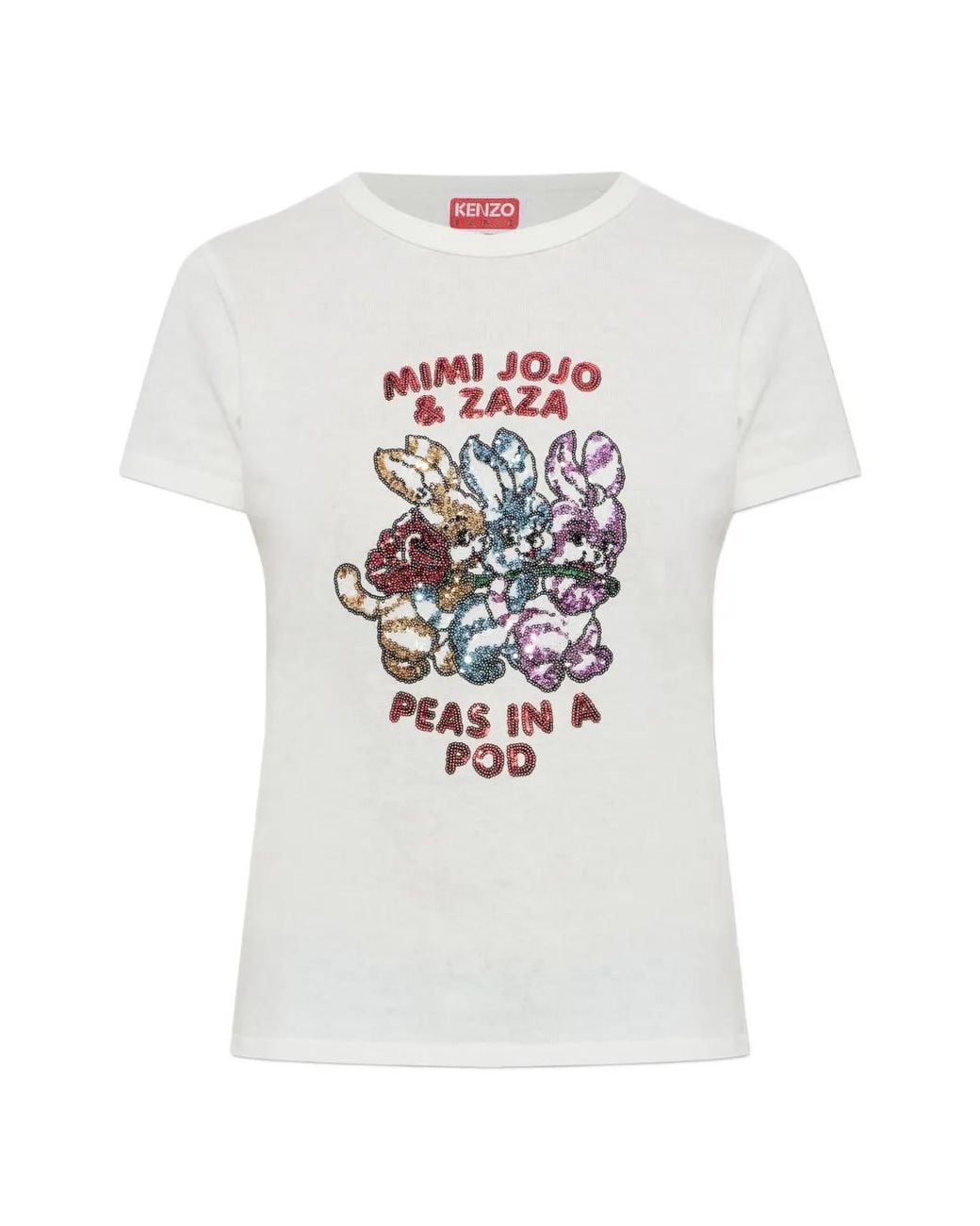KENZO White Cotton T-Shirt
