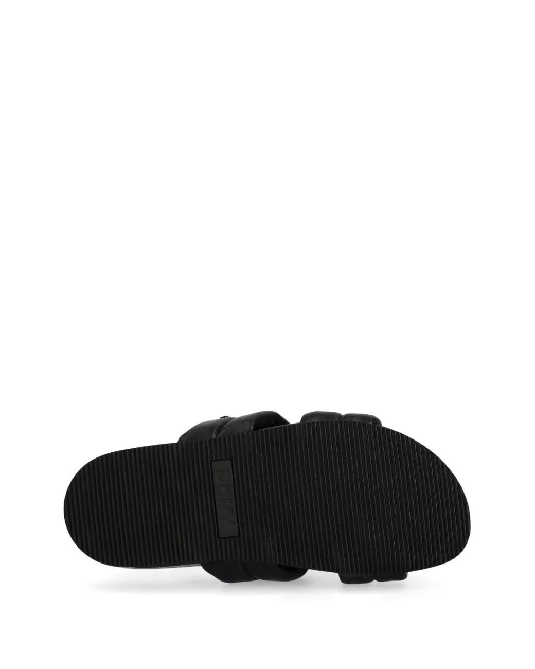 DKNY Black Sandalen Mit Logo