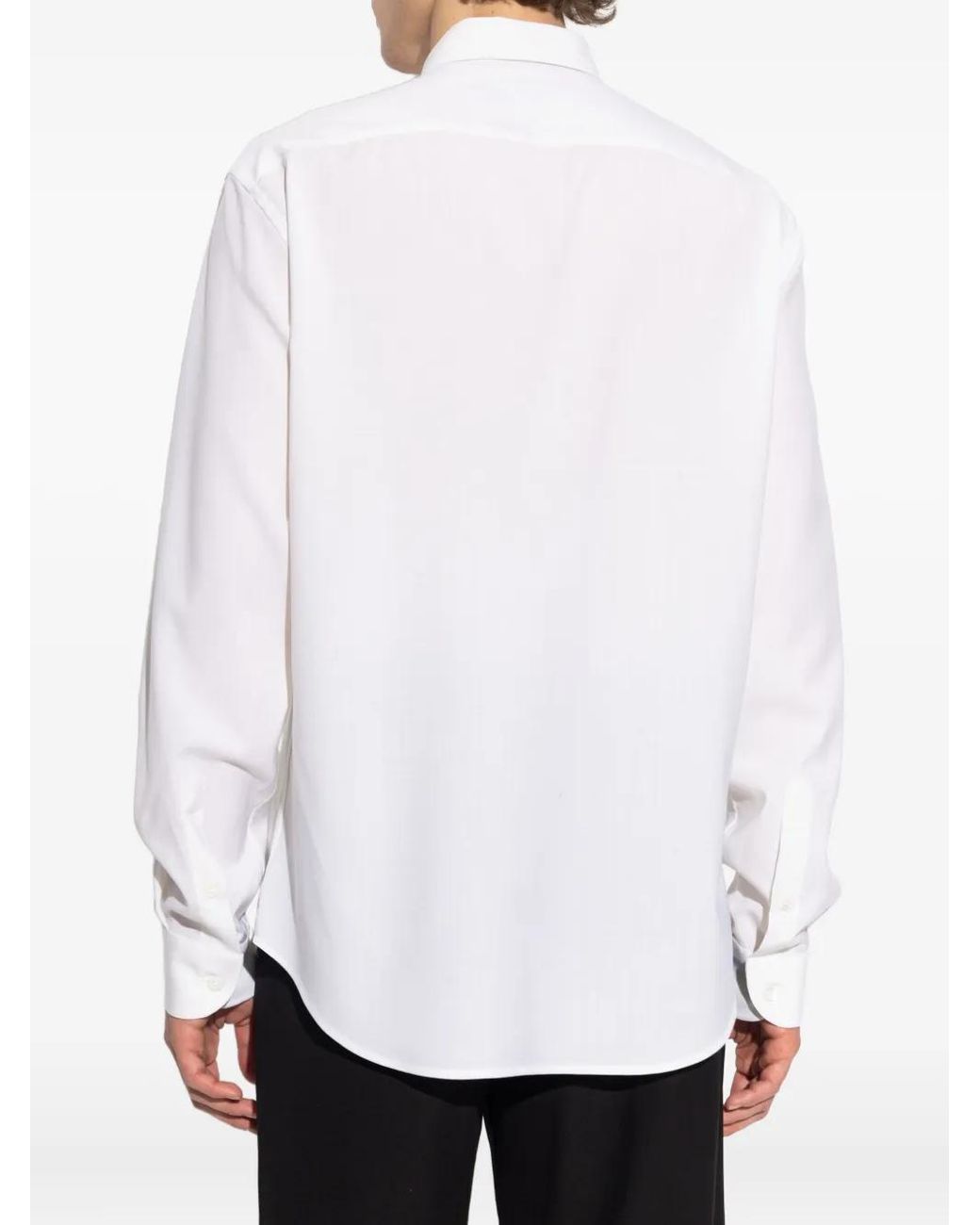 Emporio Armani White Formal Shirts for men
