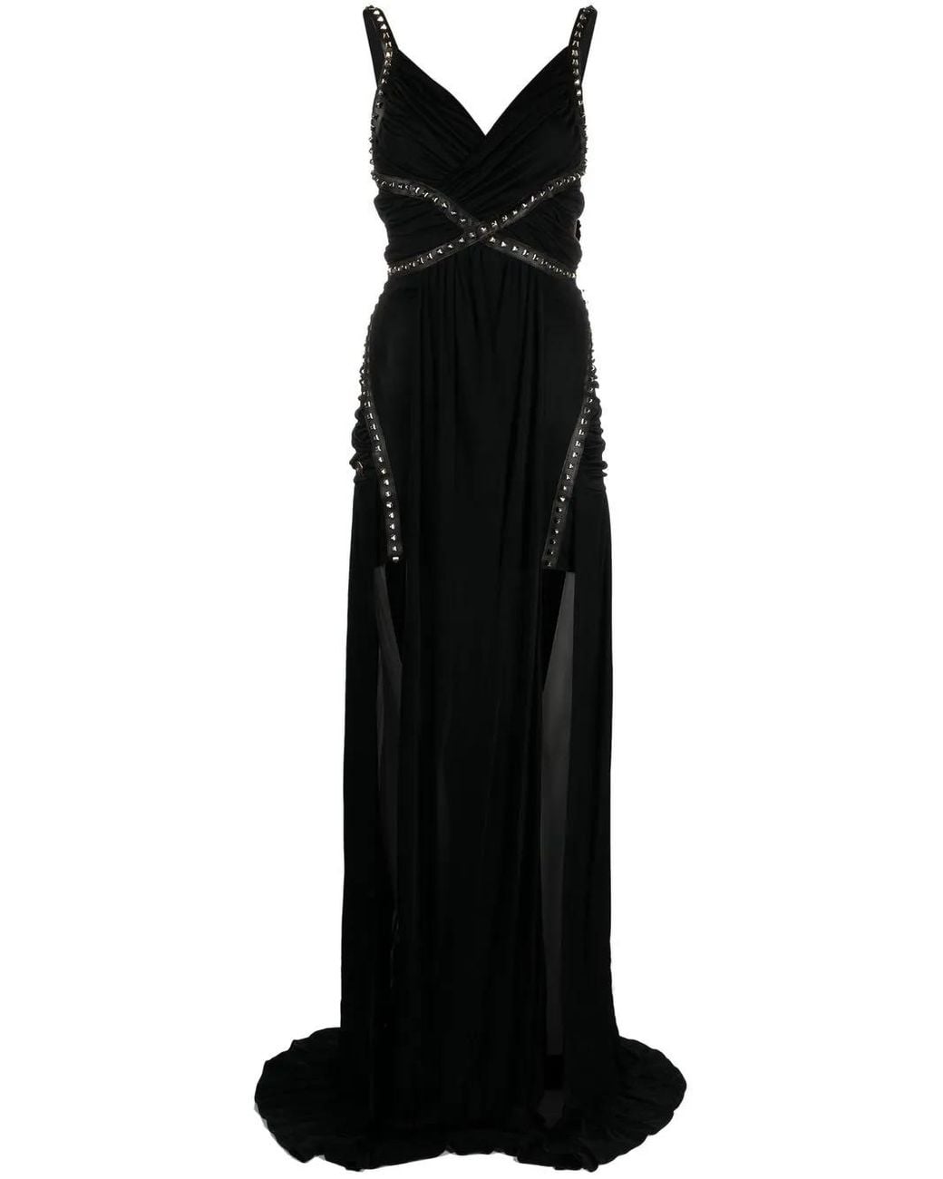 Philipp Plein Jurk Met Studs in het Black
