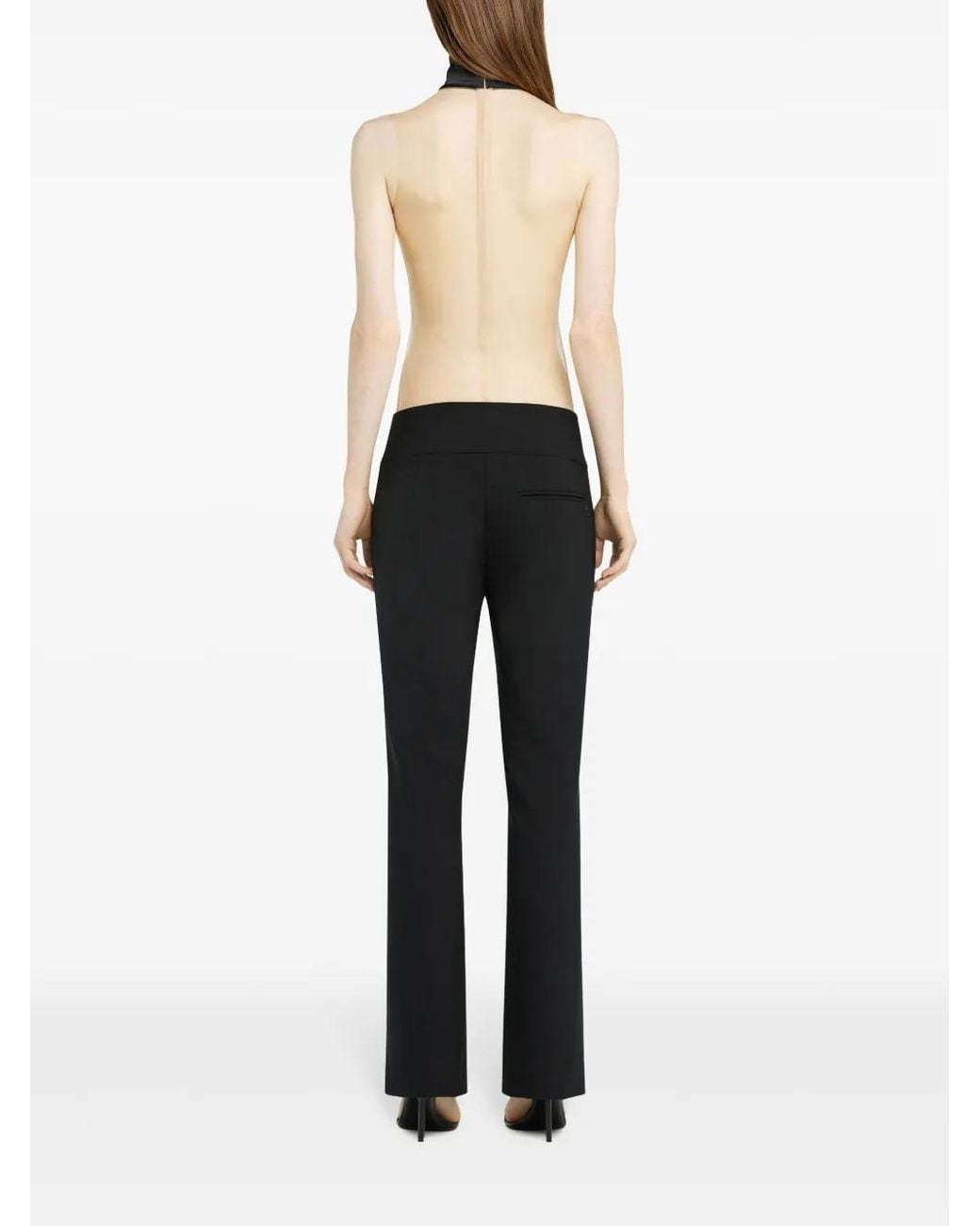 Courreges Black Illusion Bodysuit