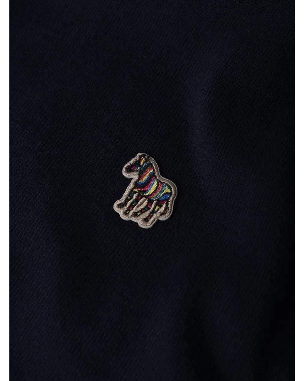 Paul Smith Pullover Mit Zebra-Patch in Blue für Herren