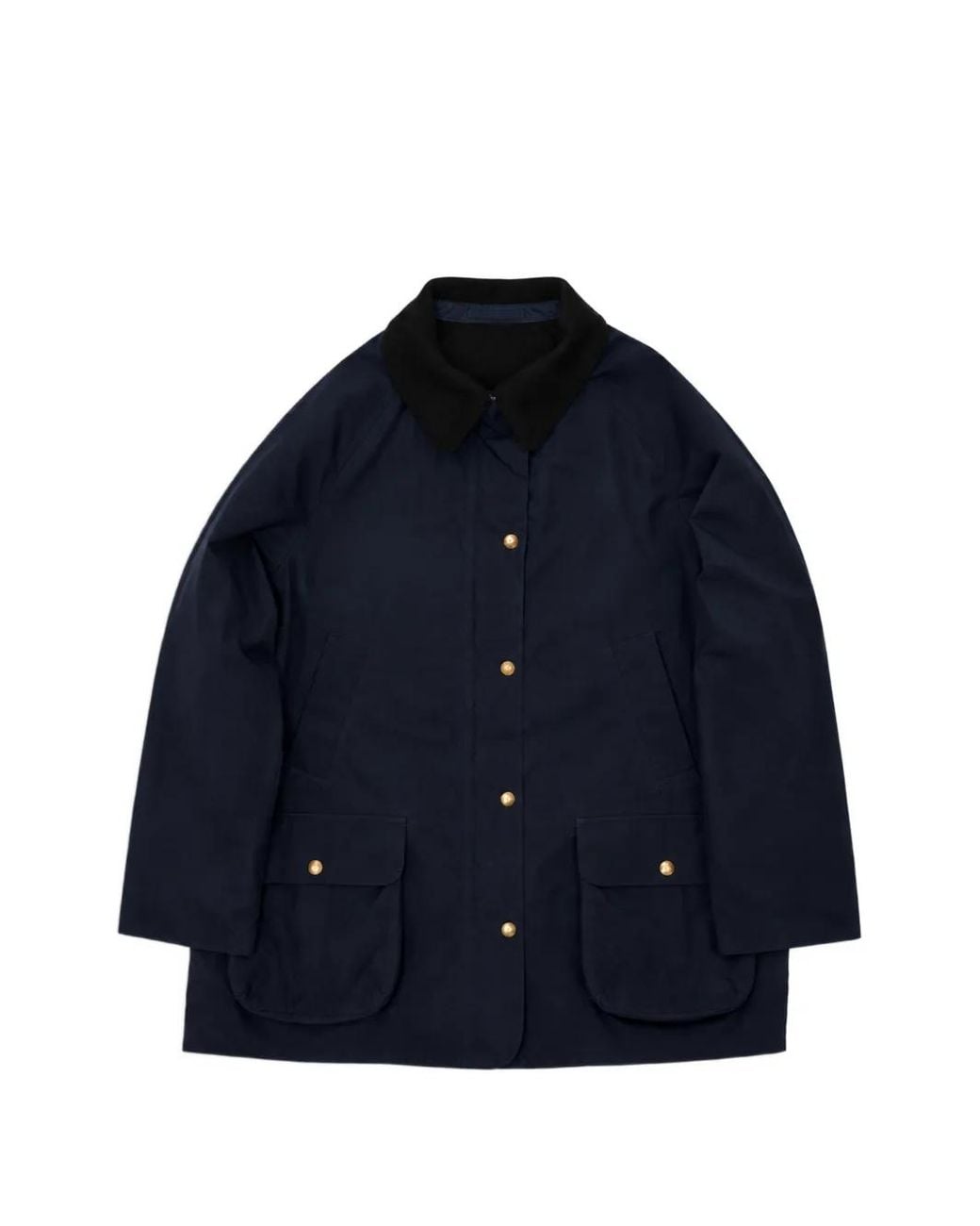 Fortela Blue Floriane Waxed-Cotton Jacket