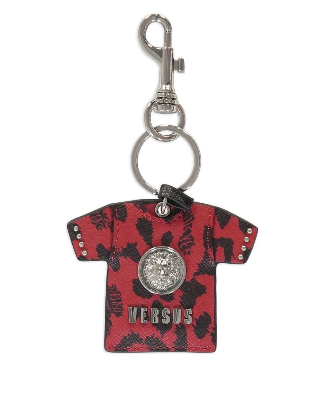 Porte-Clés En Cuir Versace en coloris Red