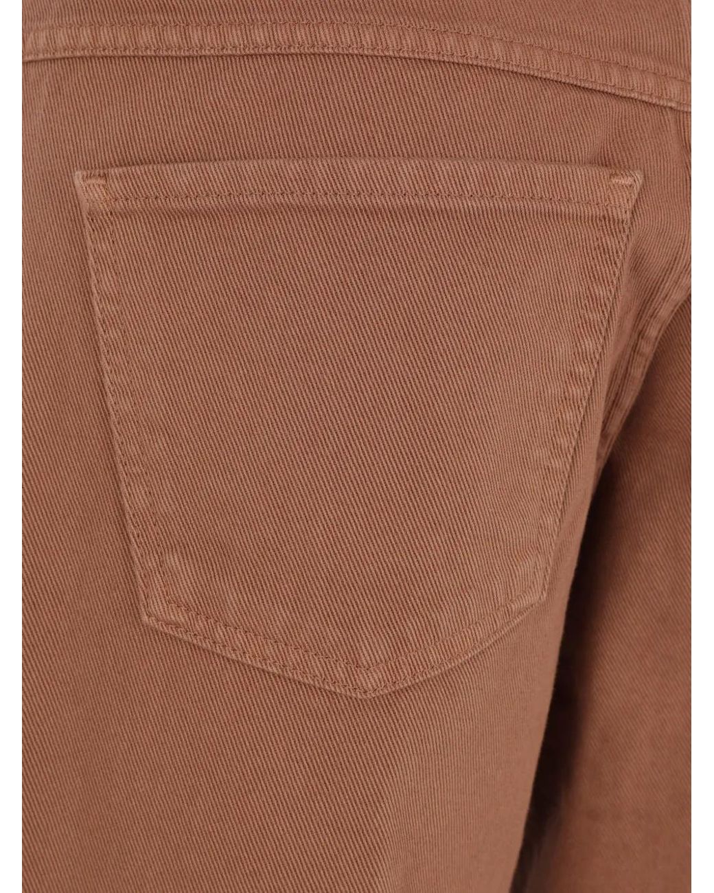 FEDERICA TOSI Brown Pocket Jeans