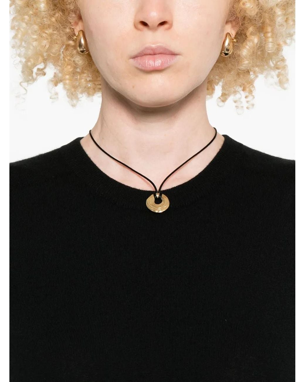 arch4 Black Round-Neck Tank Top