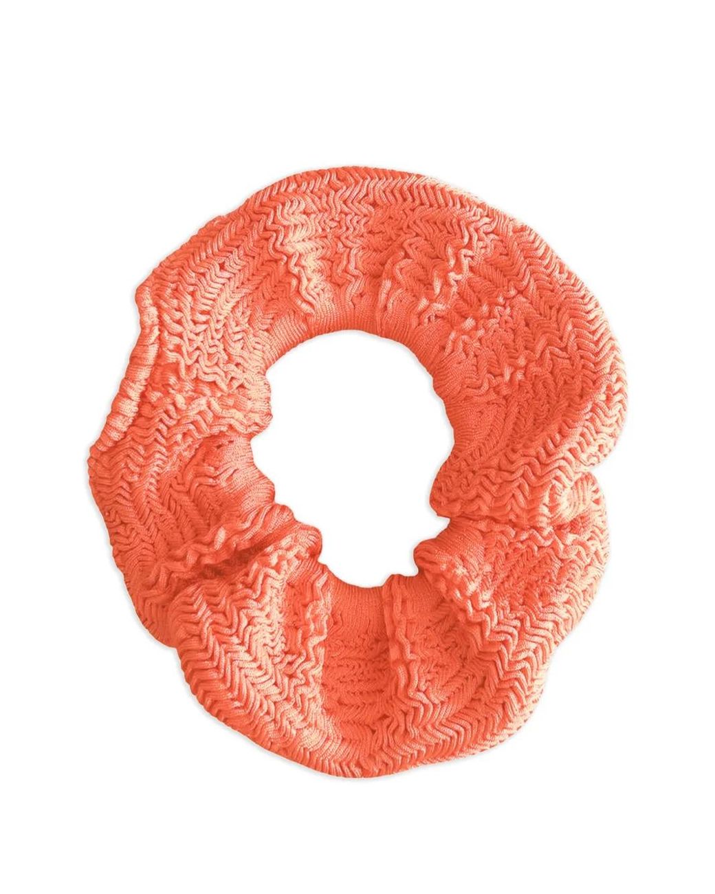 Paramidonna Pink Textured Scrunchie