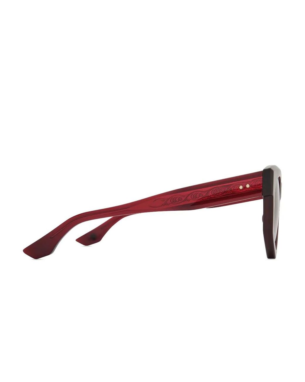 Dita Eyewear Purple Obsidion Geometric-Frame Sunglasses