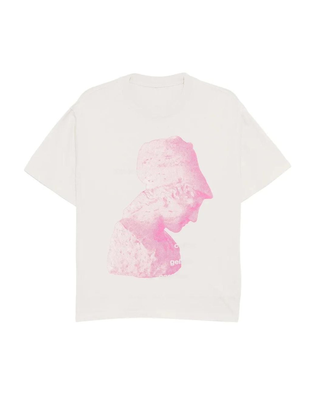 Kafeneo by TBF Pink Graphic-Print T-Shirt for men