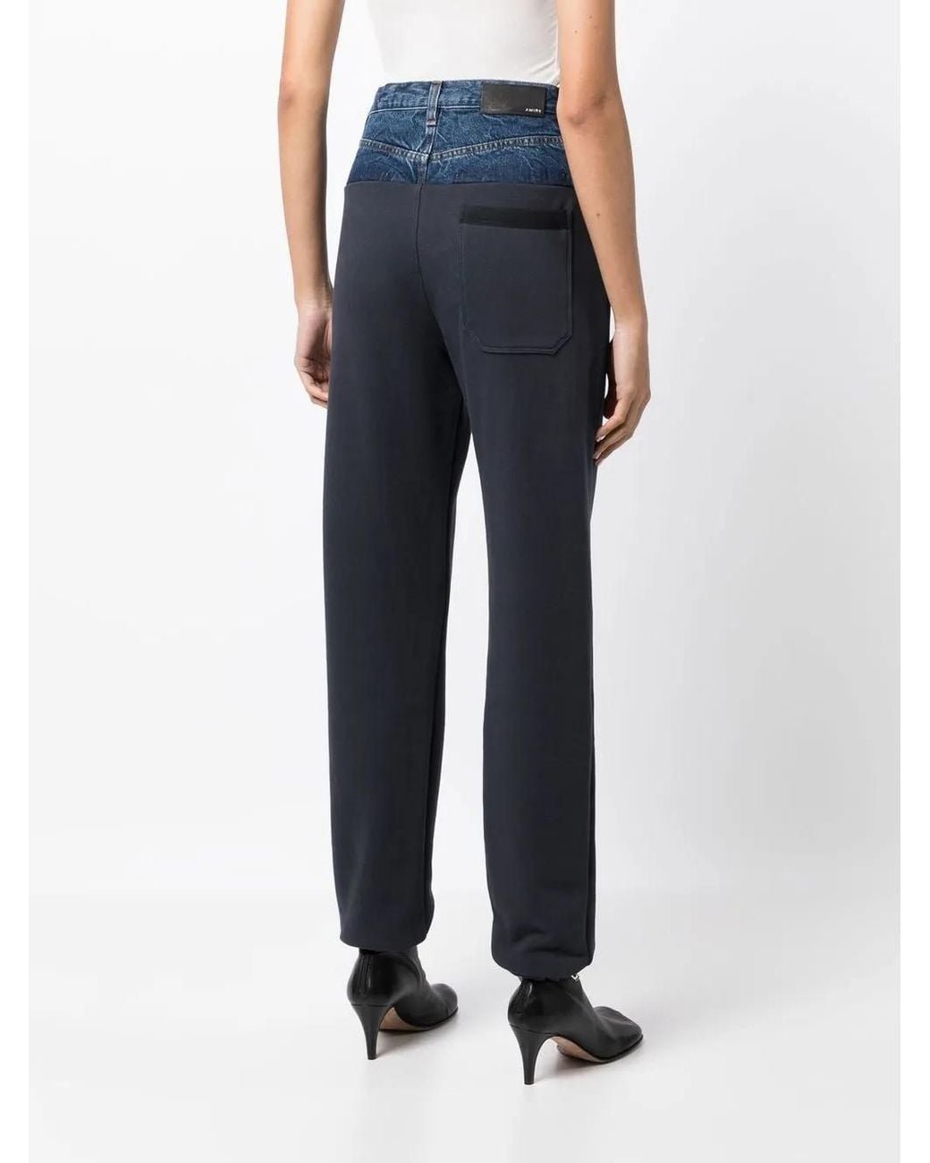 Amiri Tweekleurige Broek in het Blue