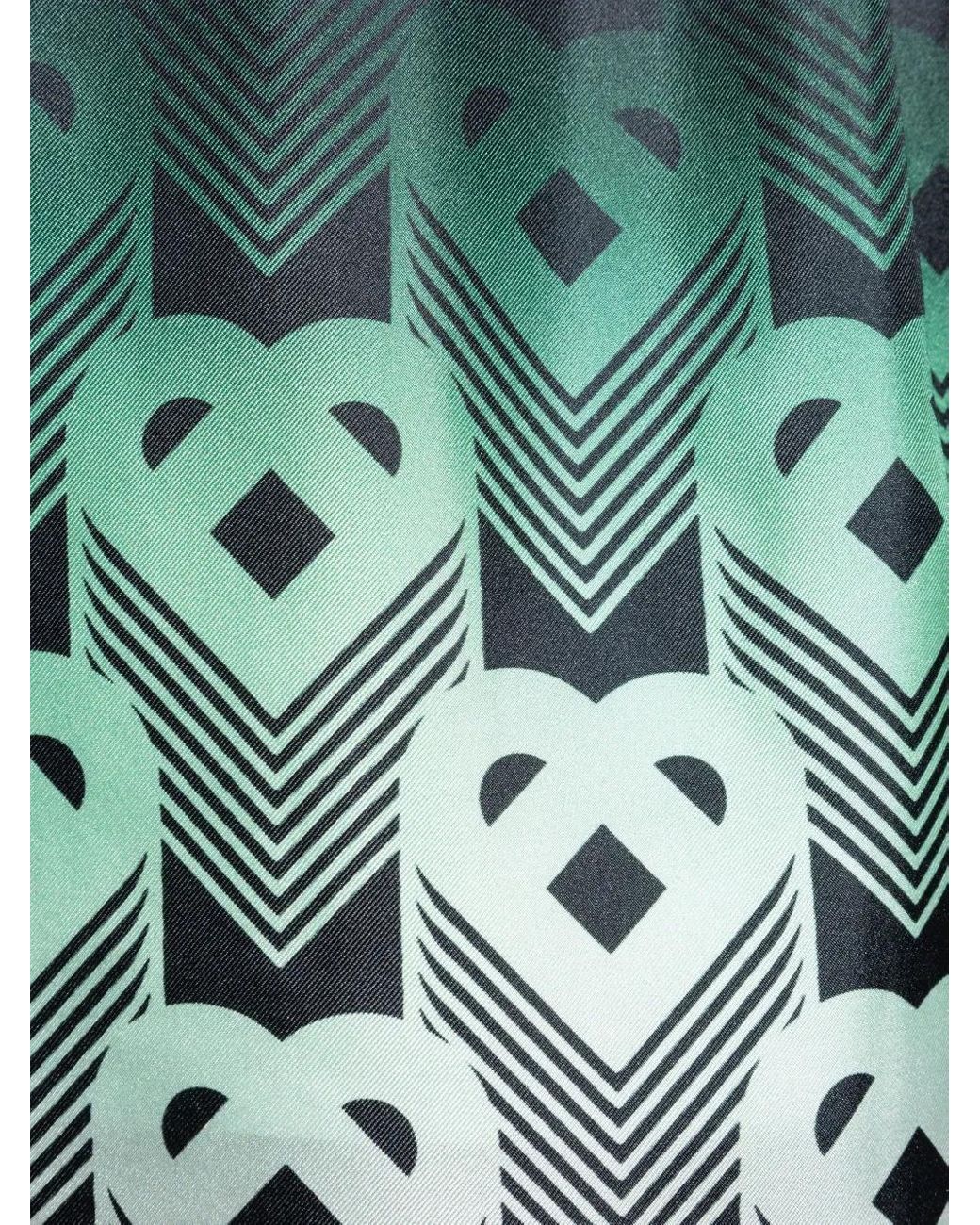 Casablanca Green Gradient Monogram Shorts for men