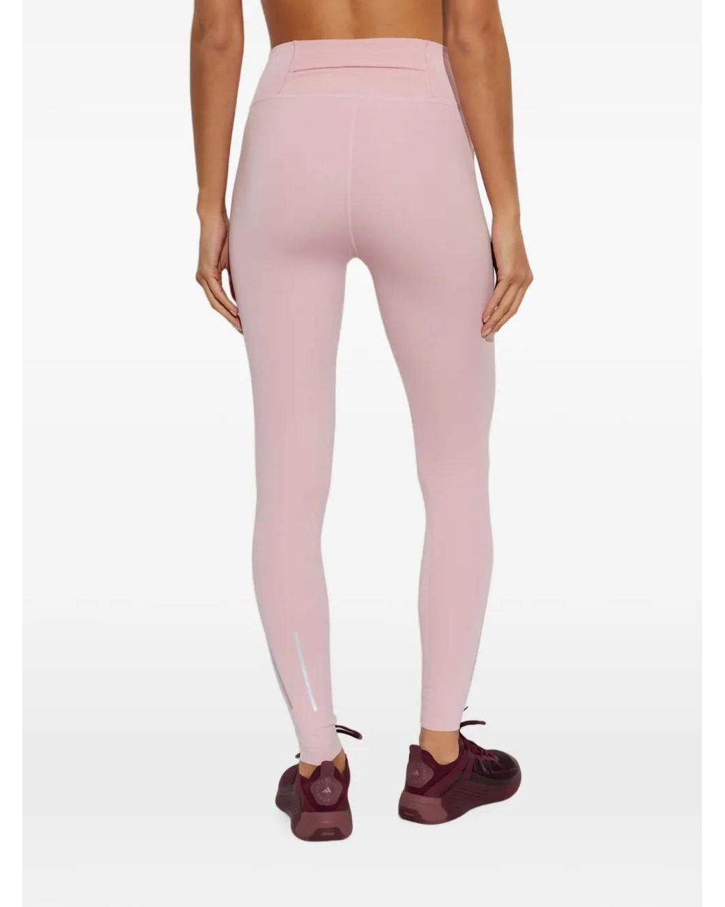 Adidas By Stella McCartney Pink X Stella Mccartney Logo-Print Leggings