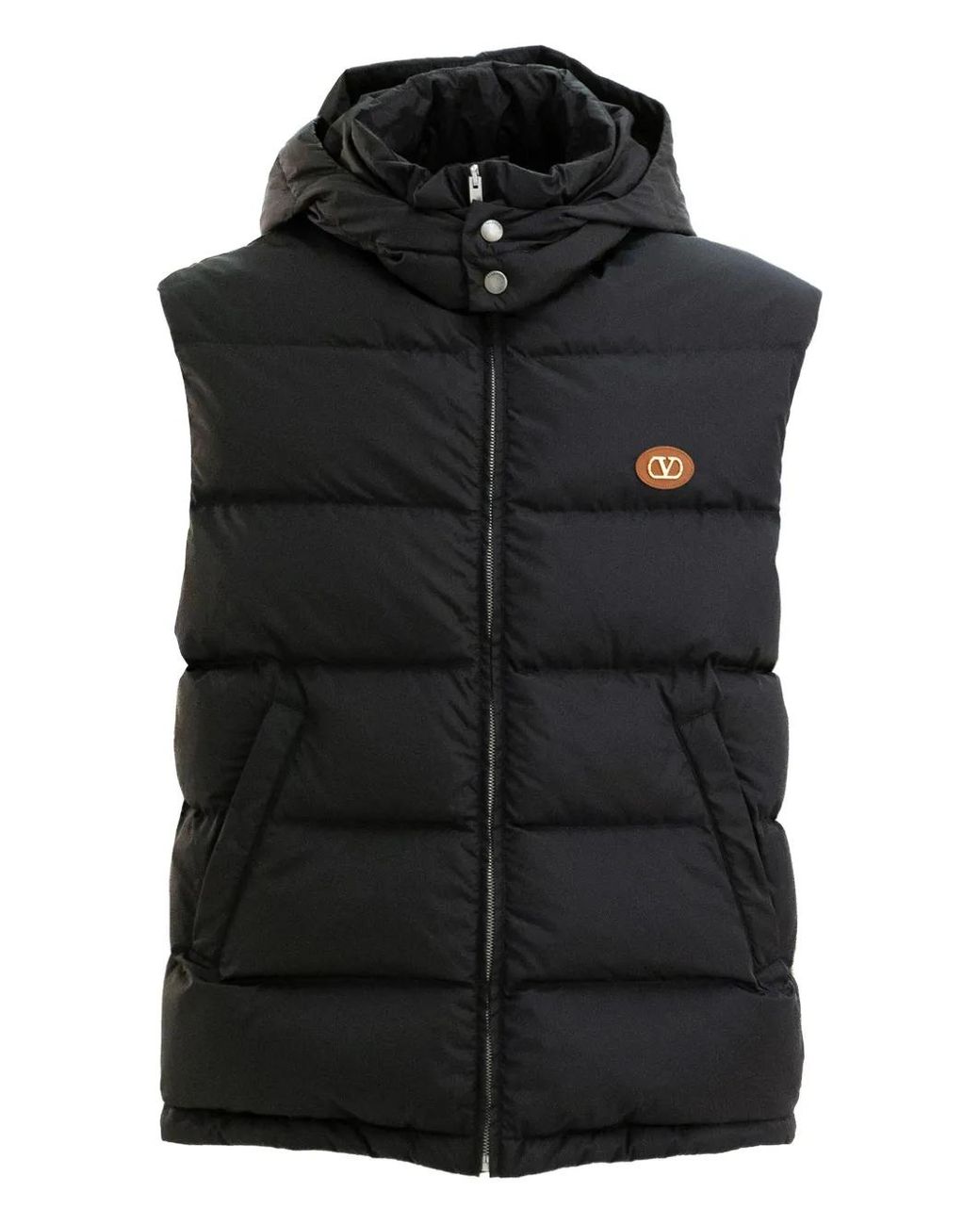 Valentino Garavani Black Padded Gilet for men
