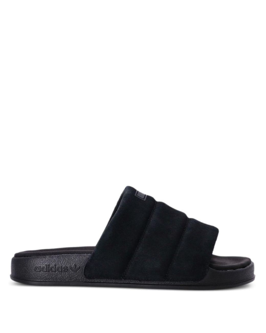 adidas black slides