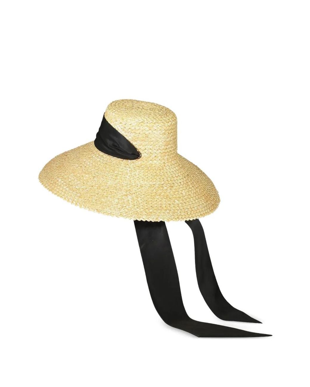 Eugenia Kim Metallic Chapeau Mirabel À Ruban