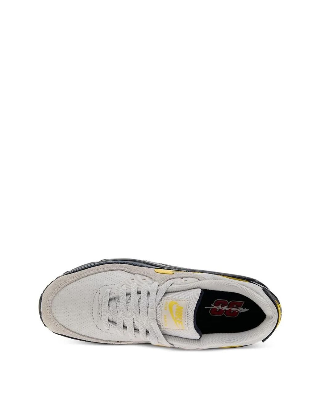 Nike Blue Air Max 90 Logo-Patch Sneakers for men