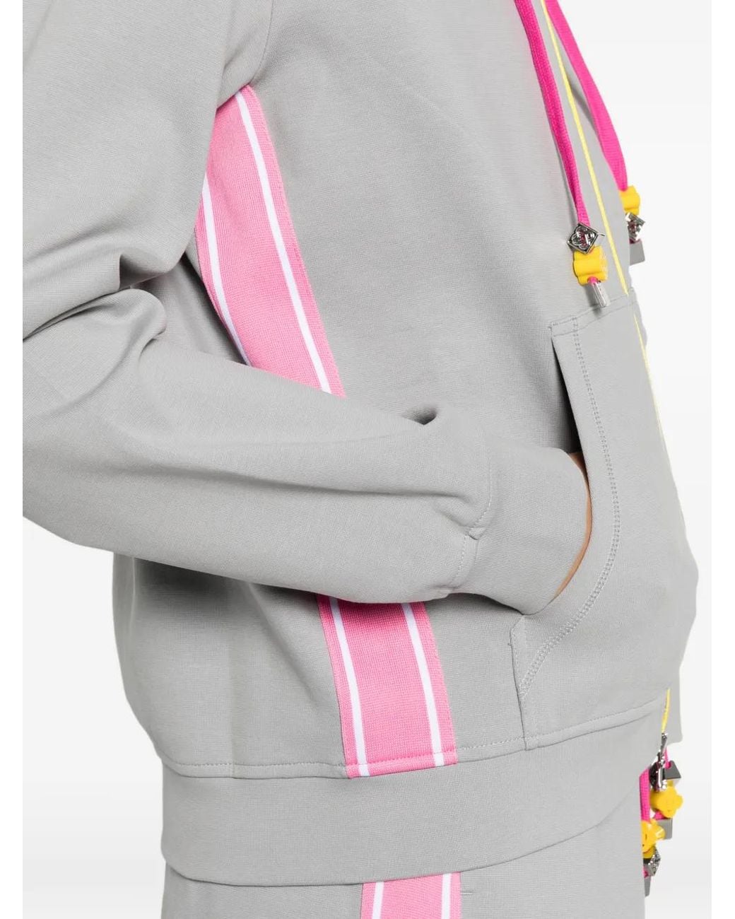 Casablanca Gray Zip-Up Hoodie