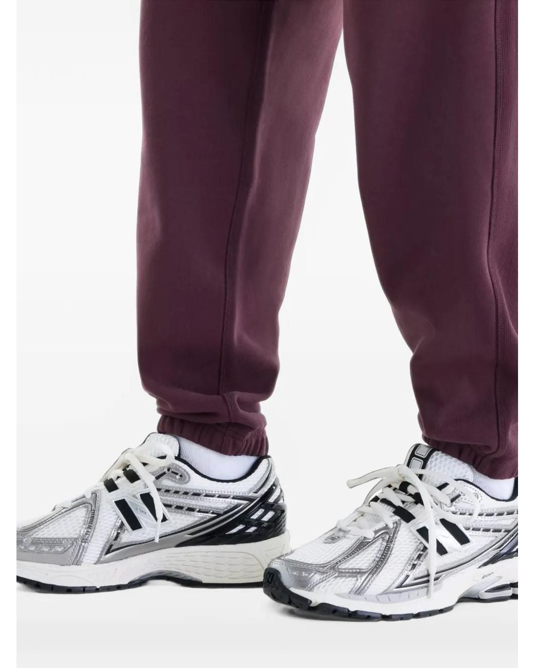 New Balance Purple Athletics French Terry Joggers for men