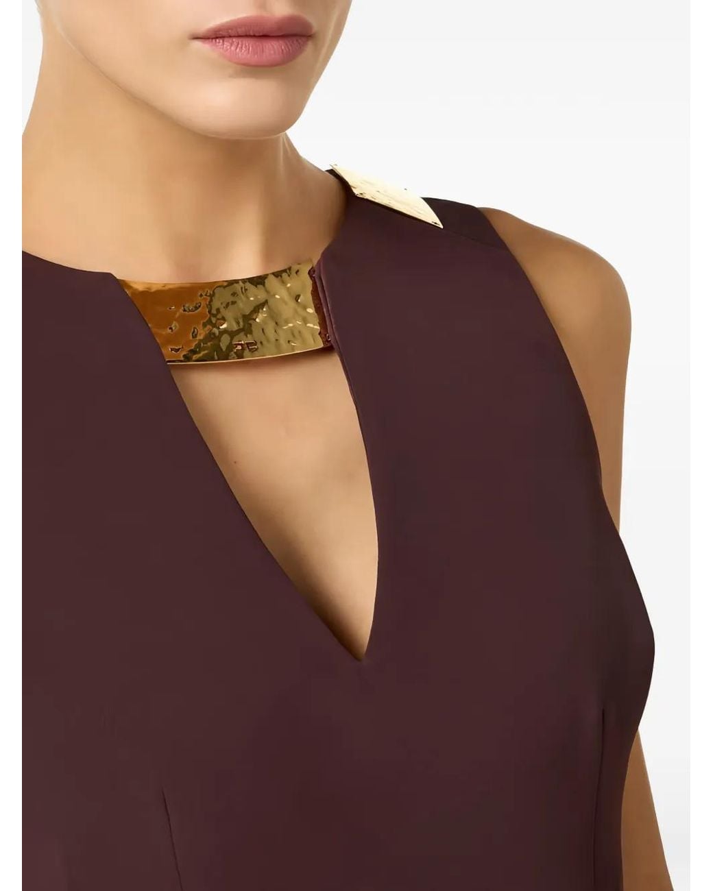 Elisabetta Franchi Purple Top
