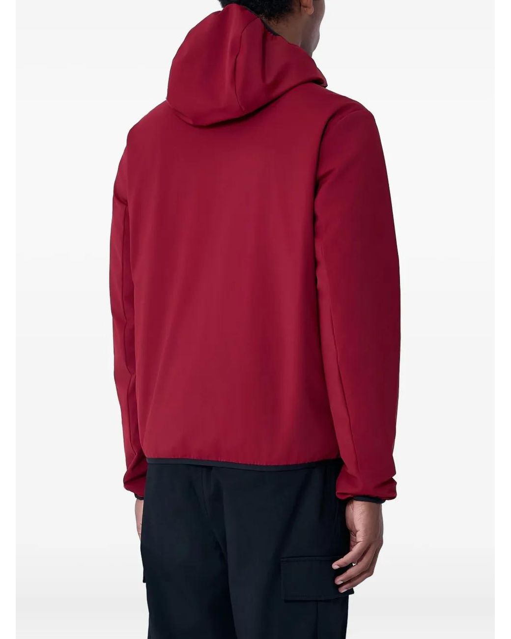 Moncler Jacke Mit Logo-Patch in Red für Herren