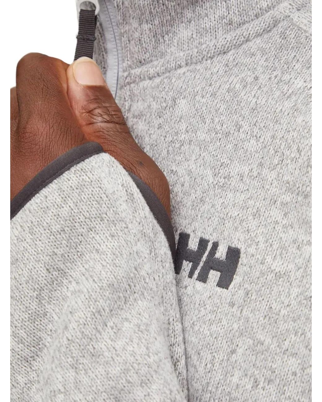 Helly Hansen Gray Varde 1/2 Zip 2.0 Sweater for men
