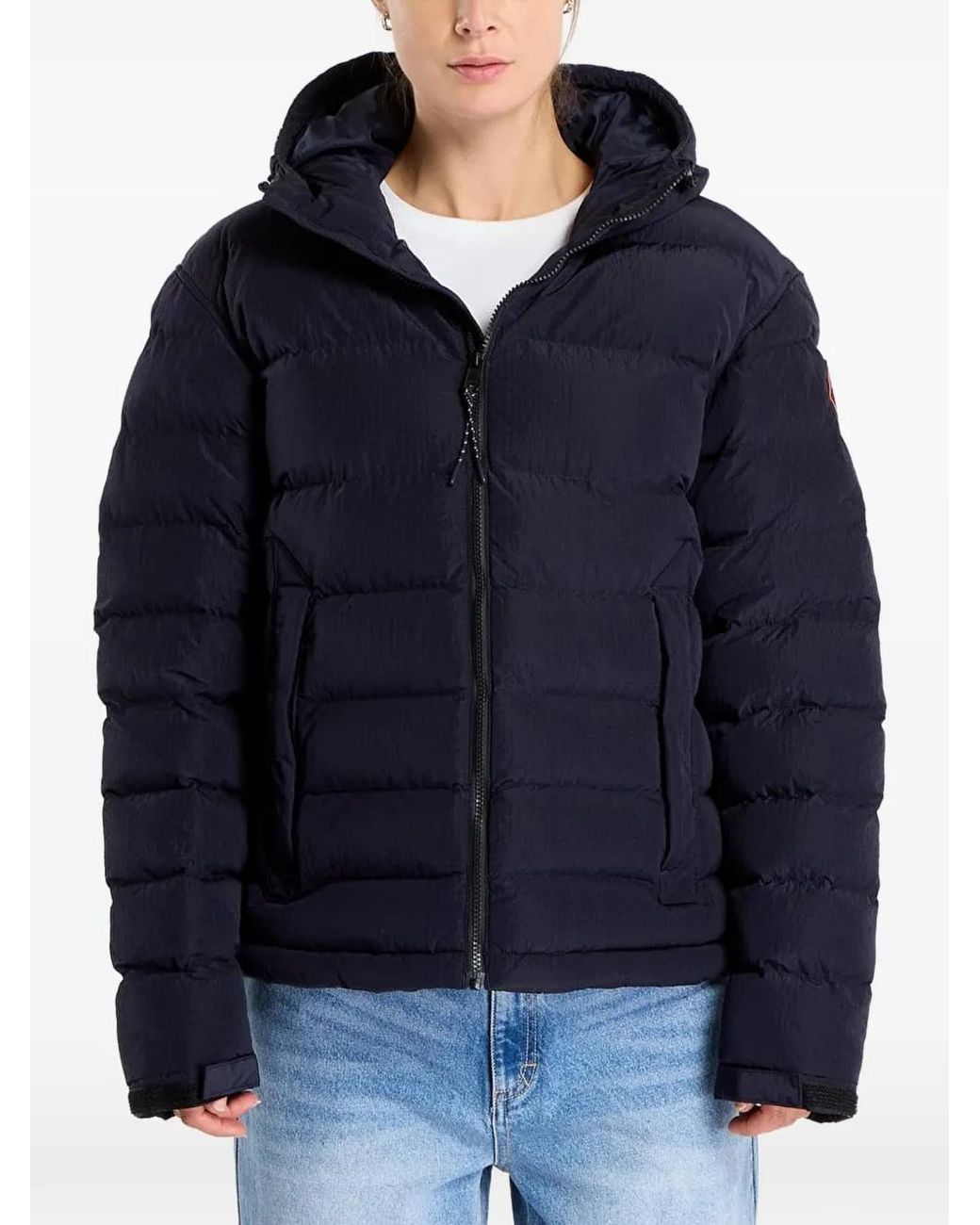 Napapijri Blue Hooded Padded Jacket