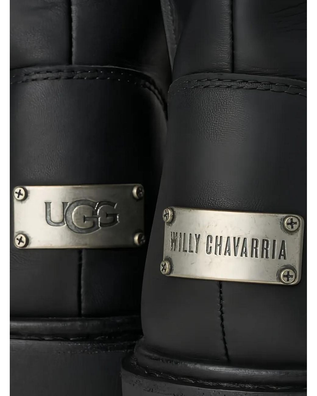 Willy Chavarria Black X Ugg Relaxed Ankle Boots