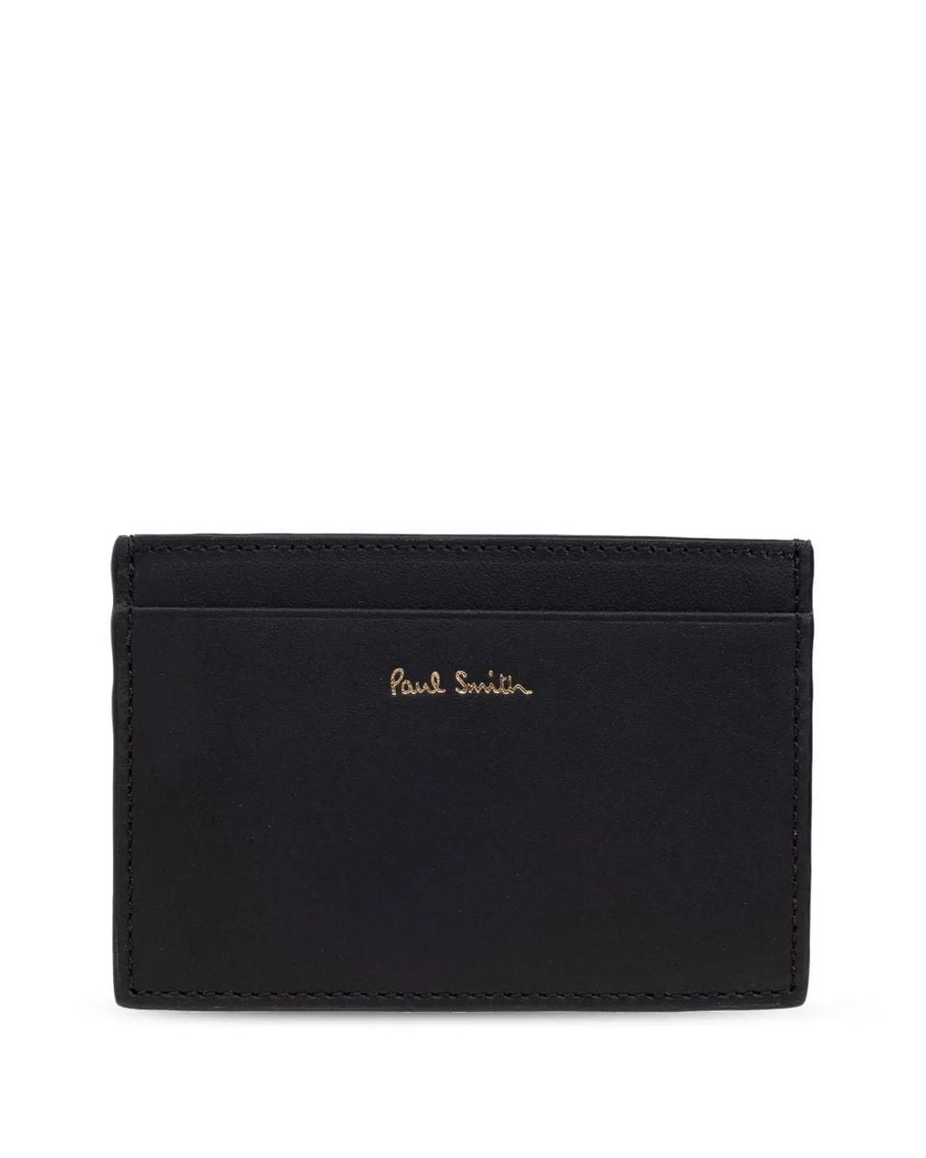 Portacarte A Righe di Paul Smith in Black da Uomo
