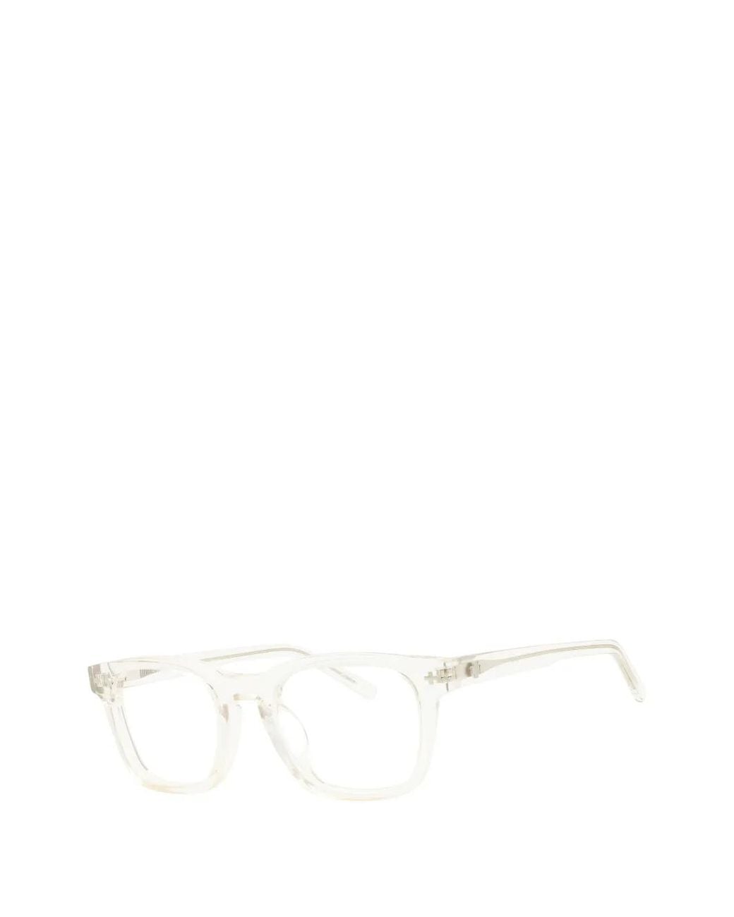 Spy White Hardwin Rectangle-Frame Glasses