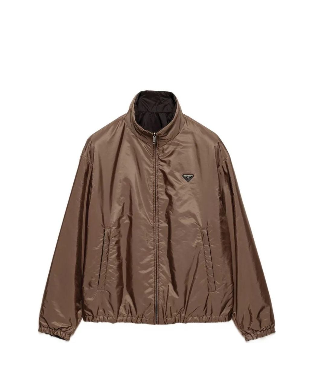 Prada Brown Re-Nylon Jacket for men