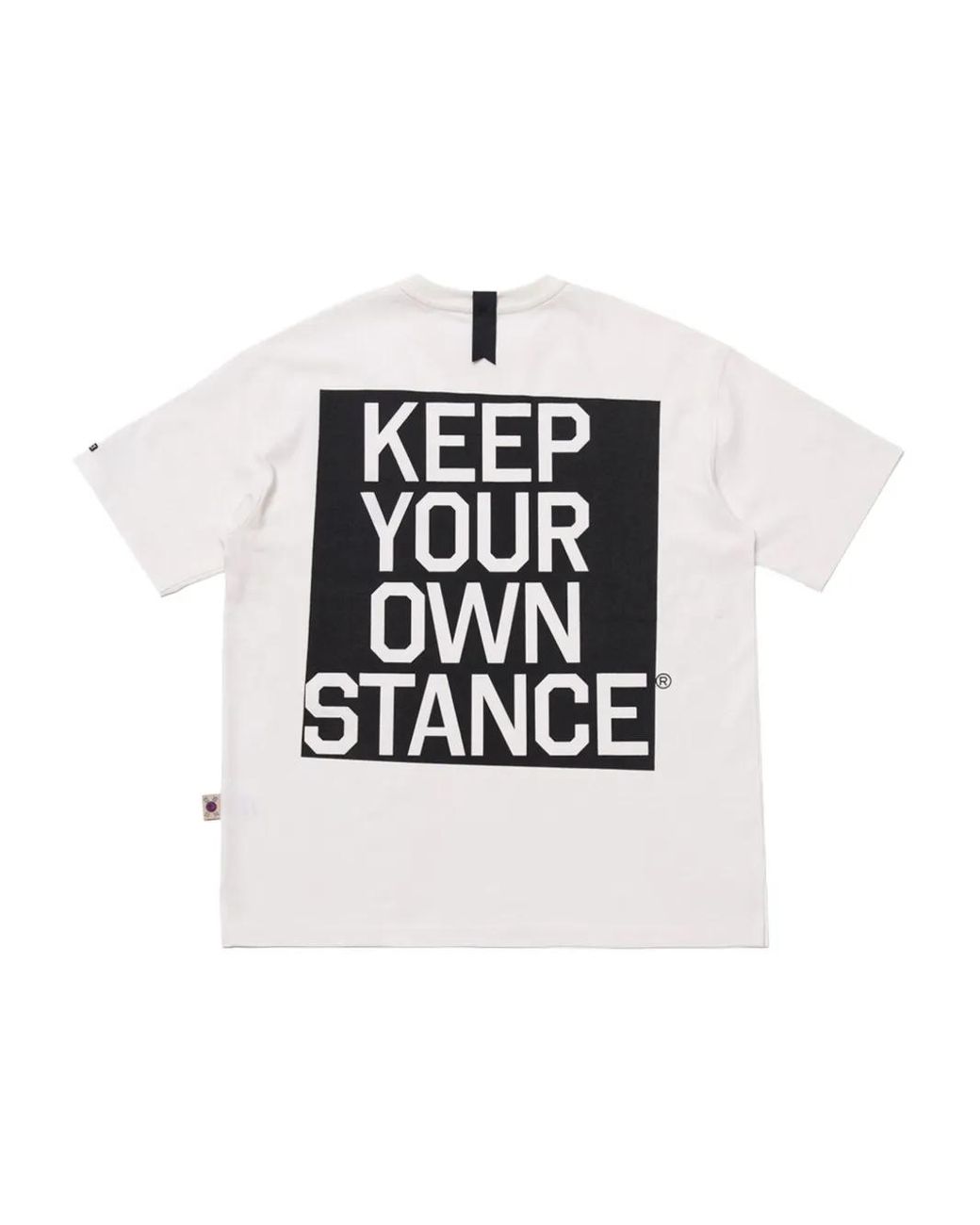 Stance White Graphic-Print Cotton T-Shirt for men